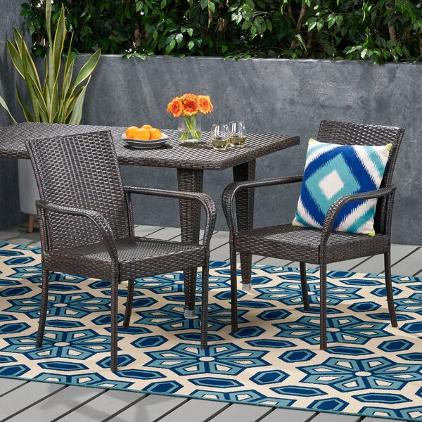 Outdoor Wicker Dining Chairs | Wayfair